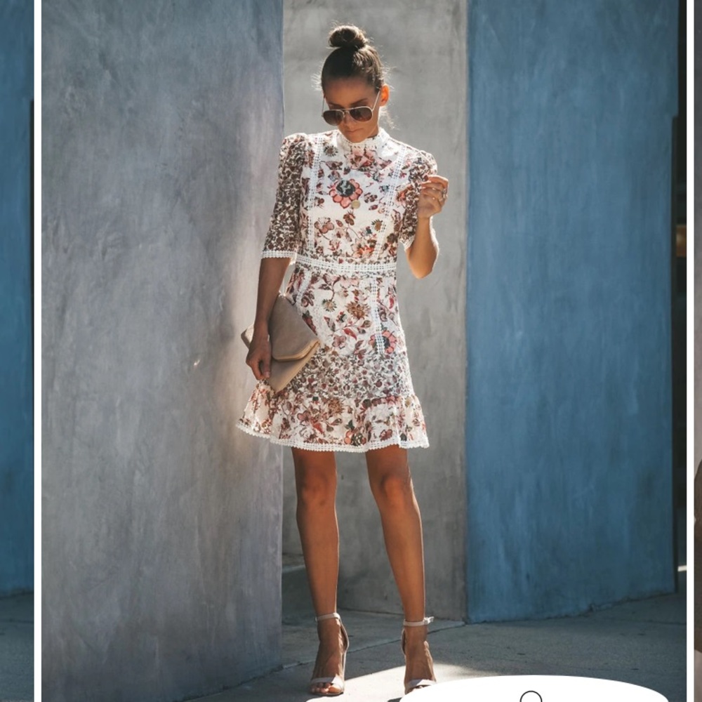 Lace Statement Dress